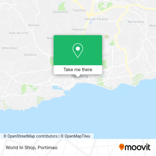World In Shop map