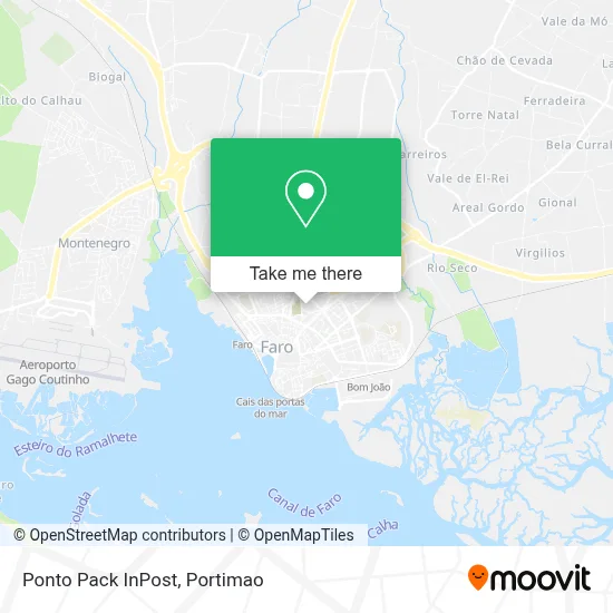 Ponto Pack InPost map