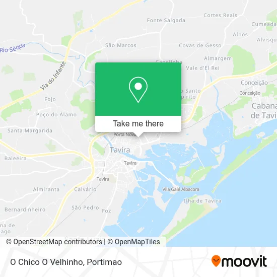 O Chico O Velhinho map