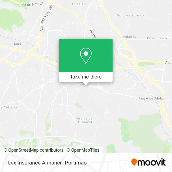 Ibex Insurance Almancil map