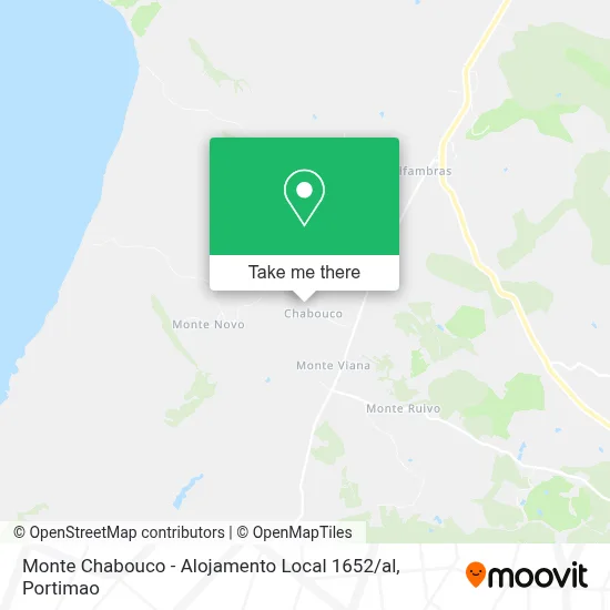 Monte Chabouco - Alojamento Local 1652 / al map