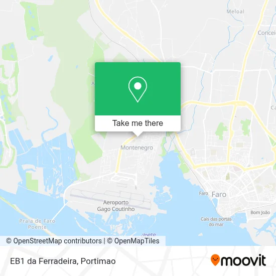 EB1 da Ferradeira map