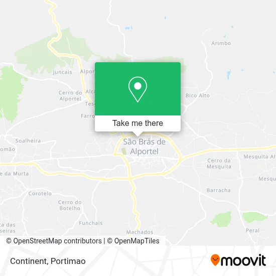 Continente map
