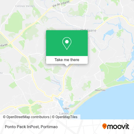 Ponto Pack InPost map