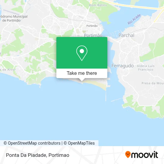 Ponta Da Piadade map