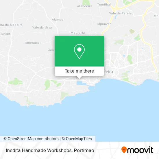 Inedita Handmade Workshops map