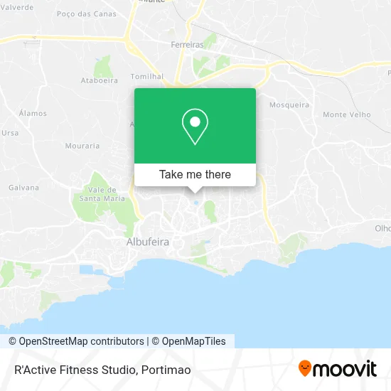 R'Active Fitness Studio map