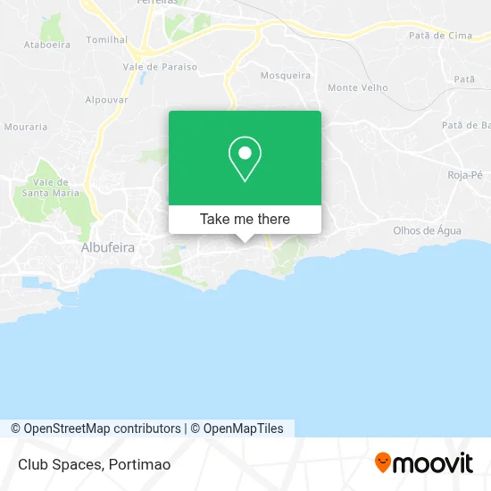 Club Spaces map