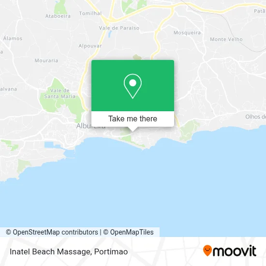 Inatel Beach Massage map