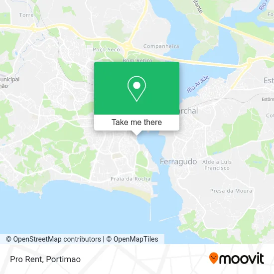 Pro Rent map