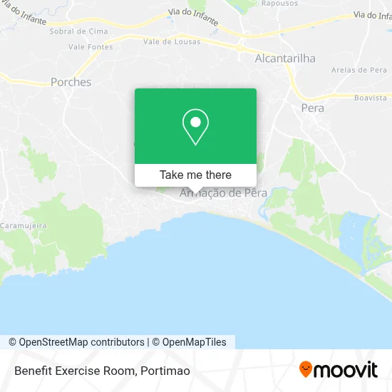 Benefit Exercise Room map