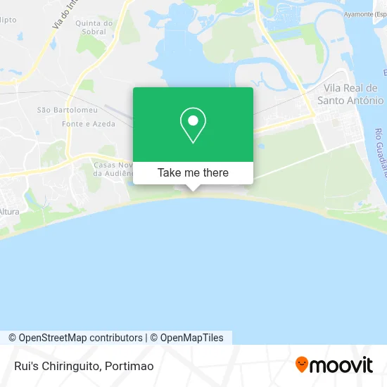 Rui's Chiringuito map