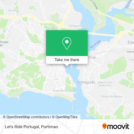 Let's Ride Portugal map