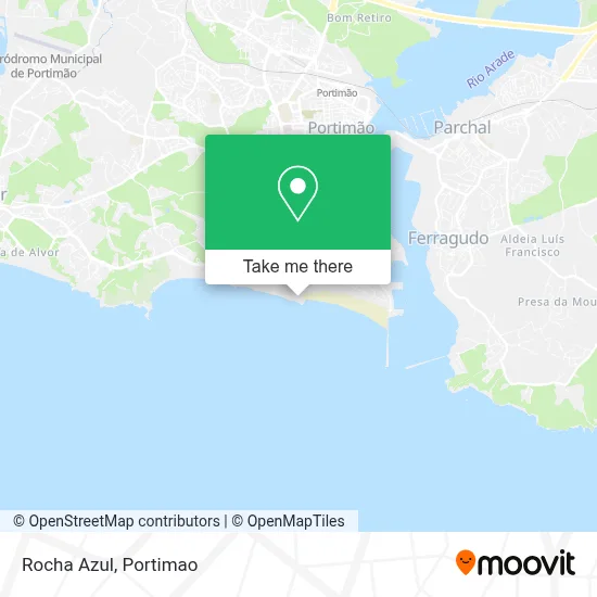 Rocha Azul map