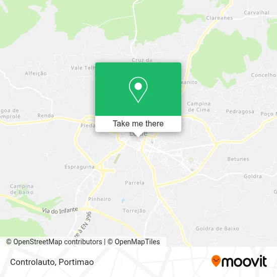 Controlauto map