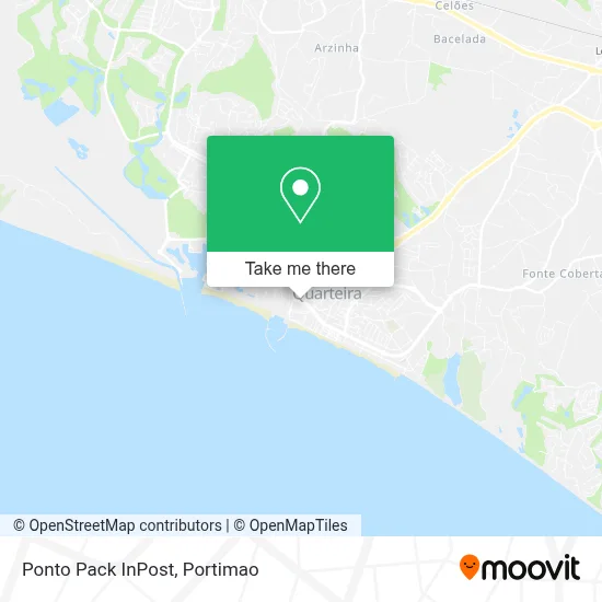 Ponto Pack InPost map