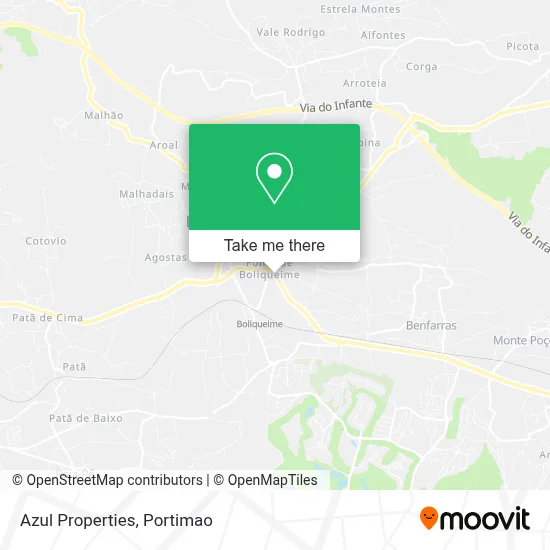 Azul Properties map