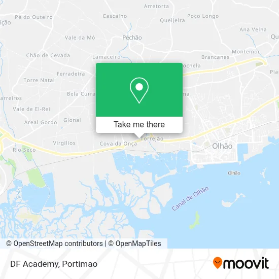 DF Academy map