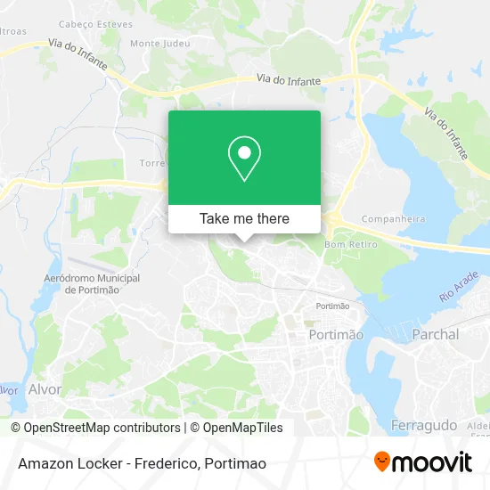 Amazon Locker - Frederico map