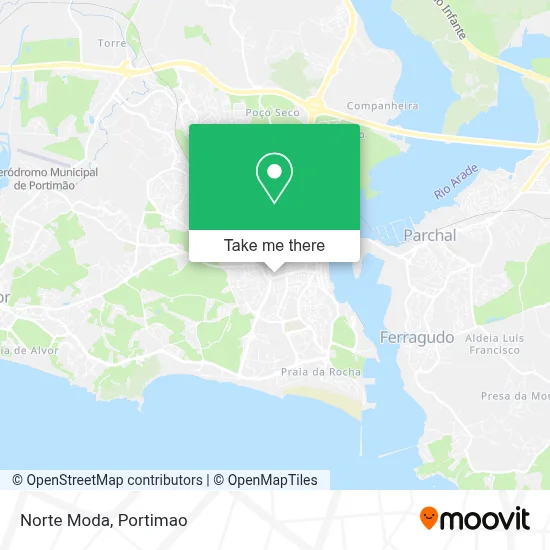 Norte Moda map