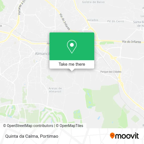 Quinta da Calma map