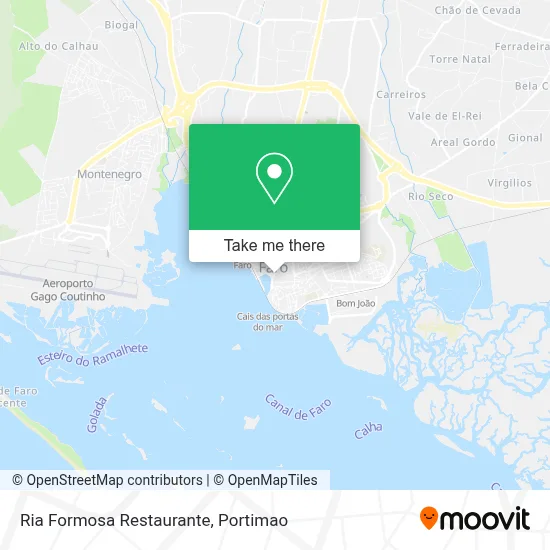 Ria Formosa Restaurante map