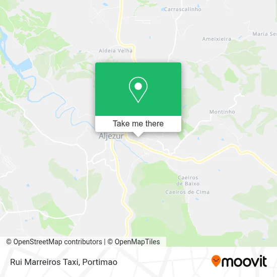 Rui Marreiros Taxi map