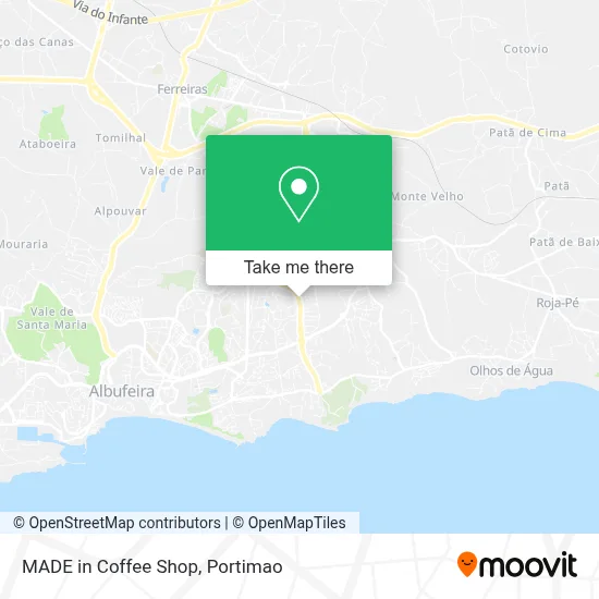 MADE in Coffee  Shop map