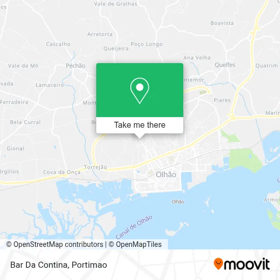 Bar Da Contina map