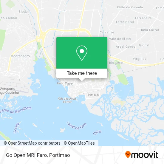 Go Open MRI Faro map