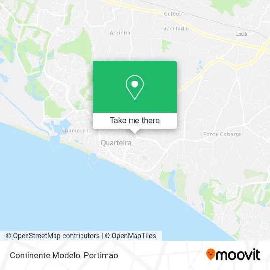 Continente Modelo map