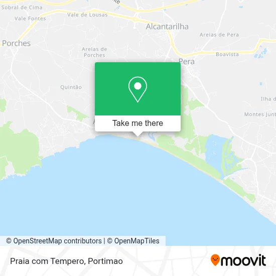 Praia com Tempero map