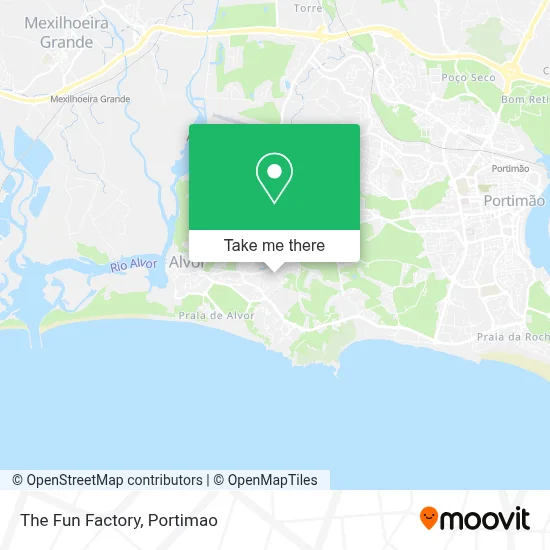 The Fun Factory map