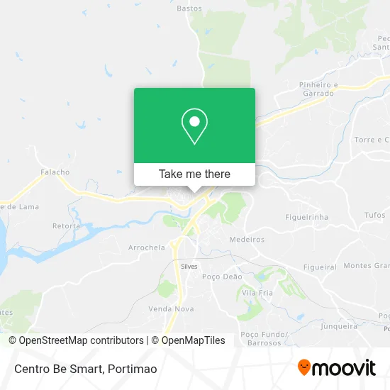 Centro Be Smart map