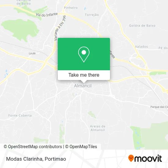 Modas Clarinha map
