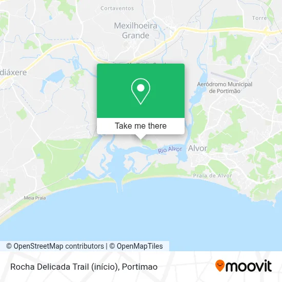 Rocha Delicada Trail (início) map