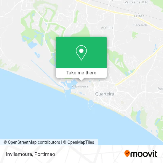 Invilamoura map