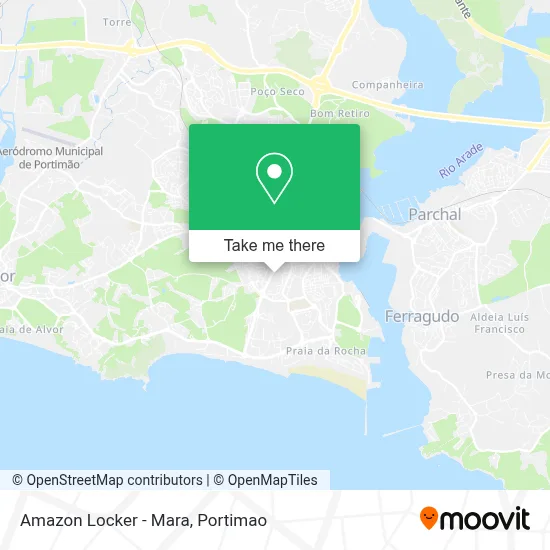 Amazon Locker - Mara map