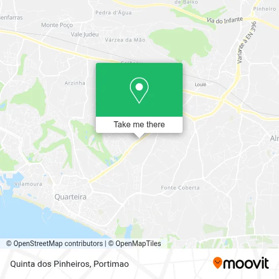 Quinta dos Pinheiros map