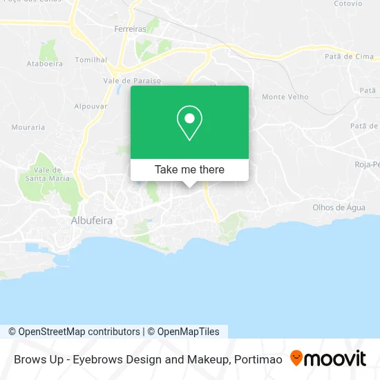 Brows Up - Eyebrows Design and Makeup map