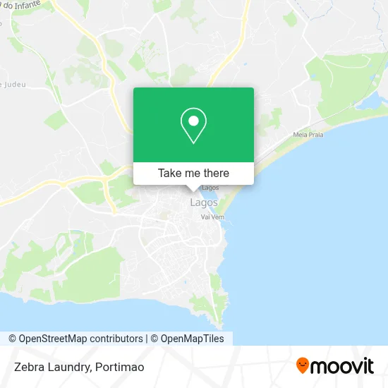 Zebra Laundry map