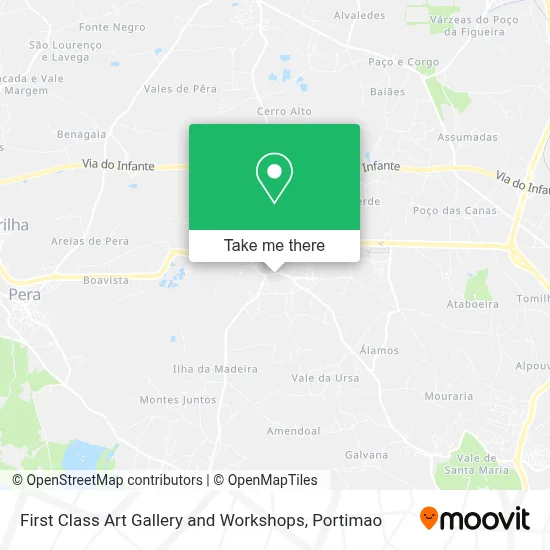First Class Art Gallery and Workshops map