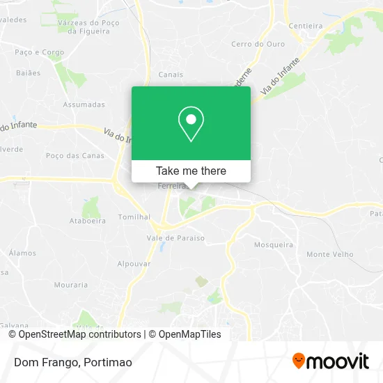 Dom Frango map