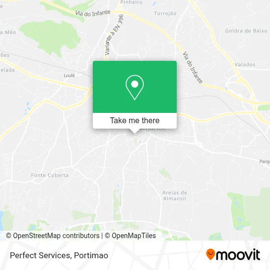 Perfect Services map