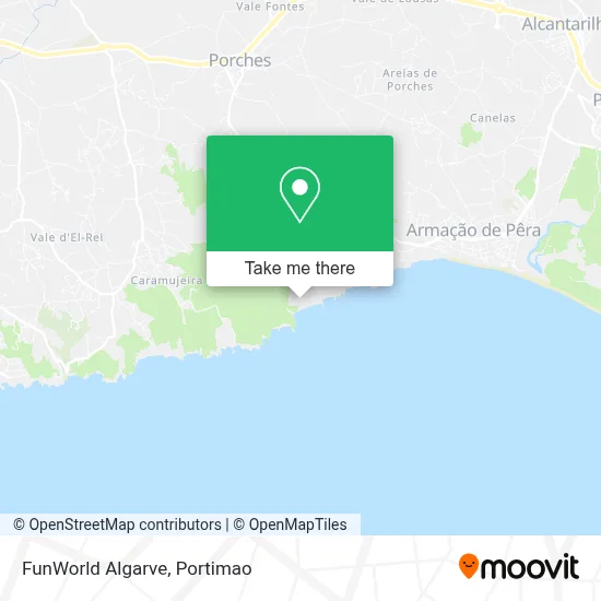 FunWorld Algarve map