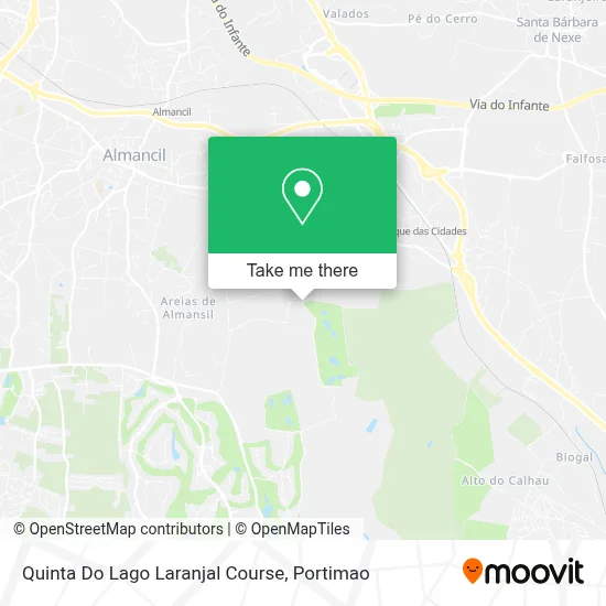 Quinta Do Lago Laranjal Course map