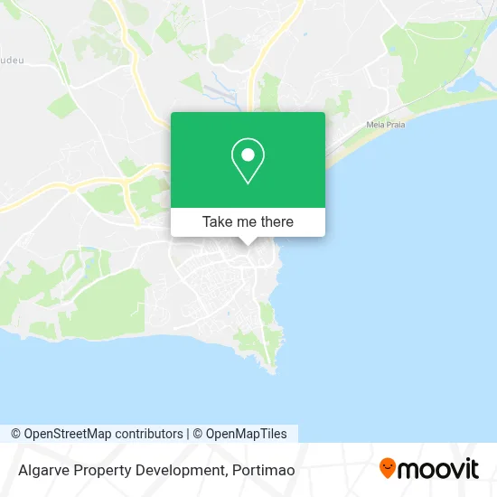 Algarve Property Development map