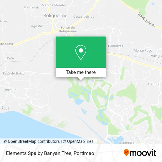 Elements Spa by Banyan Tree map