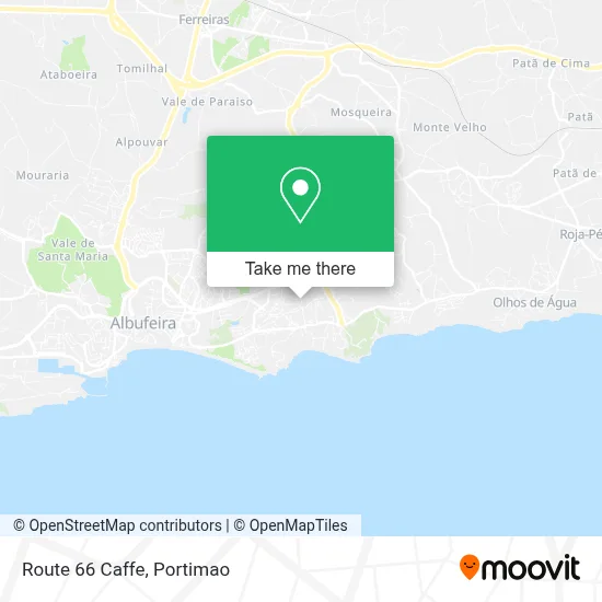 Route 66 Caffe map