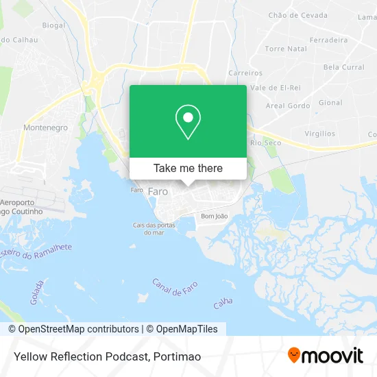 Yellow Reflection Podcast map